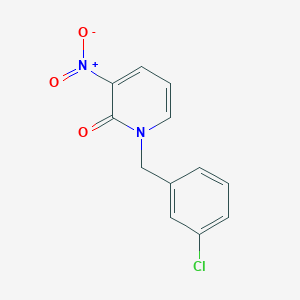 1-(3-chlorobenzyl)-3-nitropyridin-2(1H)-one