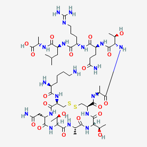 molecular formula C54H95N19O19S2 B599685 淀粉样蛋白（1-13）（人） CAS No. 198328-30-2