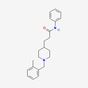 3-[1-(2-methylbenzyl)-4-piperidinyl]-N-phenylpropanamide