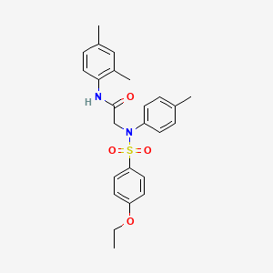 N~1~-(2,4-dimethylphenyl)-N~2~-[(4-ethoxyphenyl)sulfonyl]-N~2~-(4-methylphenyl)glycinamide