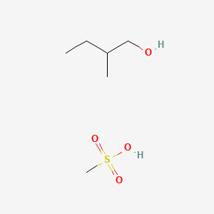 molecular formula C6H16O4S B599709 1-Butanol, 2-methyl-, methanesulfonate CAS No. 113806-17-0