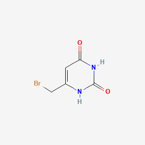 molecular formula C5H5BrN2O2 B599712 6-(溴甲基)嘧啶-2,4(1H,3H)-二酮 CAS No. 126401-89-6