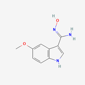 N'-hydroxy-5-methoxy-1H-indole-3-carboximidamide