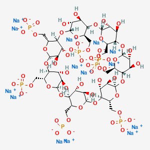 molecular formula C42H63Na14O56P7 B599722 β-环糊精磷酸钠盐 CAS No. 199684-61-2