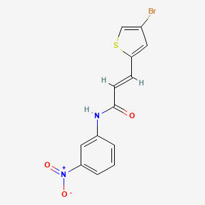 3-(4-bromo-2-thienyl)-N-(3-nitrophenyl)acrylamide