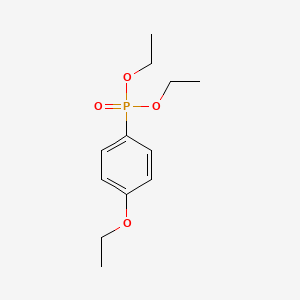 molecular formula C12H19O4P B599725 二乙基(4-乙氧基苯基)膦酸酯 CAS No. 176251-04-0