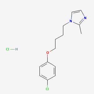 1-[4-(4-chlorophenoxy)butyl]-2-methyl-1H-imidazole hydrochloride