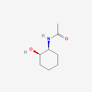 molecular formula C8H15NO2 B599730 N-[(1S,2R)-2-Hydroxycyclohexyl]acetamide CAS No. 141553-13-1