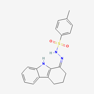 4-methyl-N-[(Z)-2,3,4,9-tetrahydrocarbazol-1-ylideneamino]benzenesulfonamide