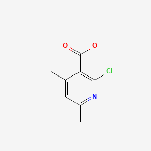 molecular formula C9H10ClNO2 B599731 Methyl 2-chloro-4,6-dimethylnicotinate CAS No. 339151-88-1