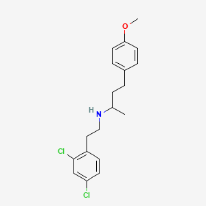 N-[2-(2,4-dichlorophenyl)ethyl]-4-(4-methoxyphenyl)-2-butanamine