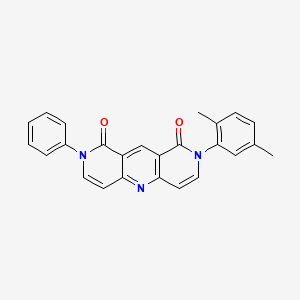 2-(2,5-dimethylphenyl)-8-phenylpyrido[4,3-b]-1,6-naphthyridine-1,9(2H,8H)-dione