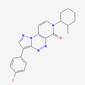 3-(4-fluorophenyl)-7-(2-methylcyclohexyl)pyrazolo[5,1-c]pyrido[4,3-e][1,2,4]triazin-6(7H)-one