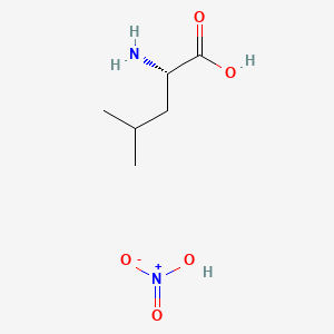 molecular formula C6H14N2O5 B599741 L-Leucine Nitrate CAS No. 151894-40-5