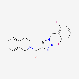 2-{[1-(2,6-difluorobenzyl)-1H-1,2,3-triazol-4-yl]carbonyl}-1,2,3,4-tetrahydroisoquinoline