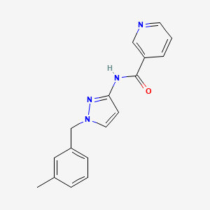 N-[1-(3-methylbenzyl)-1H-pyrazol-3-yl]nicotinamide