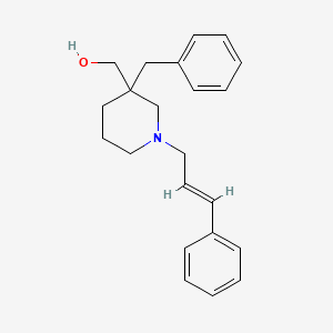 {3-benzyl-1-[(2E)-3-phenyl-2-propen-1-yl]-3-piperidinyl}methanol