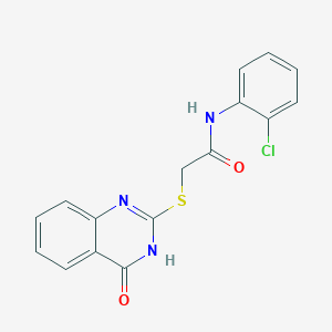 N-(2-chlorophenyl)-2-[(4-hydroxy-2-quinazolinyl)thio]acetamide