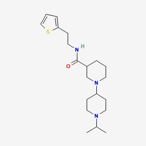 1'-isopropyl-N-[2-(2-thienyl)ethyl]-1,4'-bipiperidine-3-carboxamide