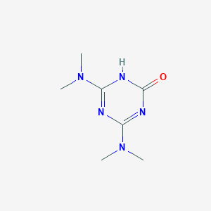 molecular formula C7H13N5O B5997687 4,6-bis(dimethylamino)-1,3,5-triazin-2(1H)-one CAS No. 33979-07-6