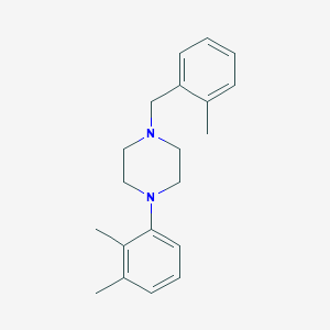 1-(2,3-dimethylphenyl)-4-[(2-methylphenyl)methyl]piperazine