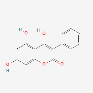 molecular formula C15H10O5 B599777 4,5,7-三羟基-3-苯基香豆素 CAS No. 4222-02-0