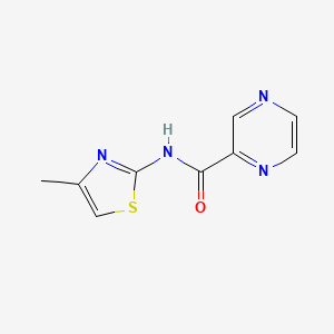 N-(4-methyl-1,3-thiazol-2-yl)-2-pyrazinecarboxamide