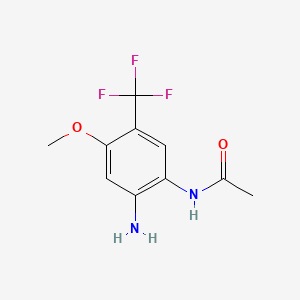 B599779 N-[2-amino-4-methoxy-5-(trifluoromethyl)phenyl]acetamide CAS No. 156425-20-6