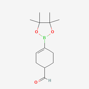 B599780 4-(4,4,5,5-Tetramethyl-1,3,2-dioxaborolan-2-yl)cyclohex-3-enecarbaldehyde CAS No. 151075-22-8