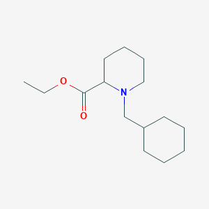 molecular formula C15H27NO2 B5997817 ethyl 1-(cyclohexylmethyl)-2-piperidinecarboxylate 