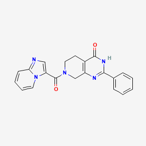 7-(imidazo[1,2-a]pyridin-3-ylcarbonyl)-2-phenyl-5,6,7,8-tetrahydropyrido[3,4-d]pyrimidin-4(3H)-one