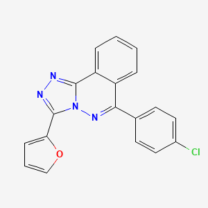 6-(4-chlorophenyl)-3-(2-furyl)[1,2,4]triazolo[3,4-a]phthalazine