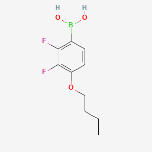 molecular formula C10H13BF2O3 B599791 (4-丁氧基-2,3-二氟苯基)硼酸 CAS No. 156487-12-6