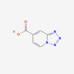 molecular formula C6H4N4O2 B599794 四唑并[1,5-a]吡啶-7-羧酸 CAS No. 120613-46-9