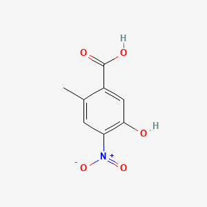 molecular formula C8H7NO5 B599797 5-Hydroxy-2-methyl-4-nitrobenzoic acid CAS No. 199929-14-1