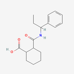 2-{[(1-phenylpropyl)amino]carbonyl}cyclohexanecarboxylic acid