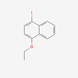 molecular formula C12H11IO B599801 1-Ethoxy-4-iodonaphthalene CAS No. 104296-74-4