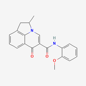 N-(2-methoxyphenyl)-2-methyl-6-oxo-1,2-dihydro-6H-pyrrolo[3,2,1-ij]quinoline-5-carboxamide