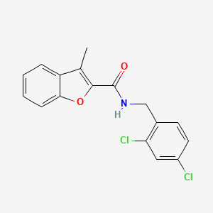 N-(2,4-dichlorobenzyl)-3-methyl-1-benzofuran-2-carboxamide