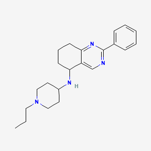 2-phenyl-N-(1-propyl-4-piperidinyl)-5,6,7,8-tetrahydro-5-quinazolinamine