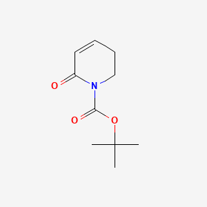 molecular formula C10H15NO3 B599825 tert-butyl 2-oxo-5,6-dihydropyridine-1(2H)-carboxylate CAS No. 128372-89-4