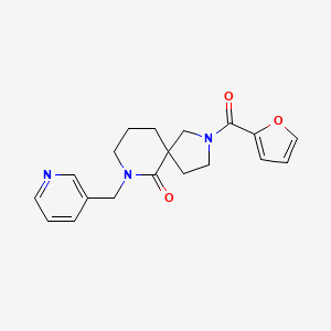 2-(2-furoyl)-7-(3-pyridinylmethyl)-2,7-diazaspiro[4.5]decan-6-one