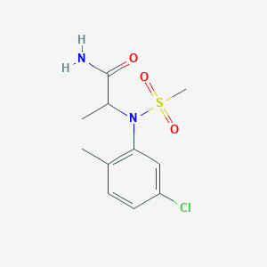 N~2~-(5-chloro-2-methylphenyl)-N~2~-(methylsulfonyl)alaninamide