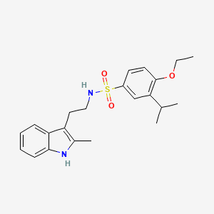 4-ethoxy-3-isopropyl-N-[2-(2-methyl-1H-indol-3-yl)ethyl]benzenesulfonamide