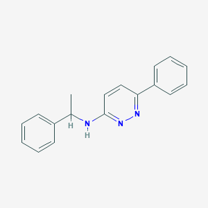 6-phenyl-N-(1-phenylethyl)-3-pyridazinamine