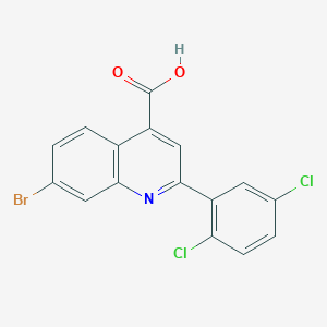 7-Bromo-2-(2,5-dichlorophenyl)quinoline-4-carboxylic acid