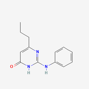 2-anilino-6-propyl-4(3H)-pyrimidinone