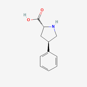 B599854 (2R,4R)-4-phenylpyrrolidine-2-carboxylic acid CAS No. 103290-41-1