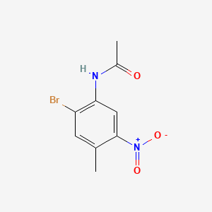 B599857 N-(2-Bromo-4-methyl-5-nitrophenyl)acetamide CAS No. 16503-61-0