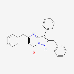 2,5-dibenzyl-3-phenylpyrazolo[1,5-a]pyrimidin-7(4H)-one